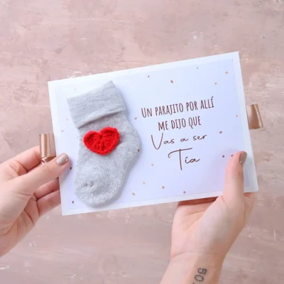 Anuncio de Embarazo Tarjeta